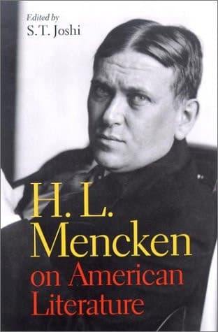 Cover of H L Mencken On American Literature