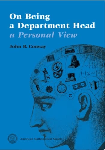 Cover of On Being a Department Head, a Personal View