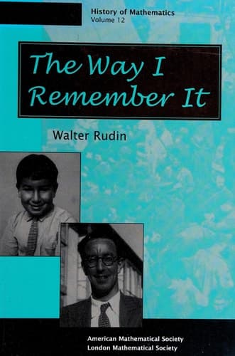 Cover of The Way I Remember It