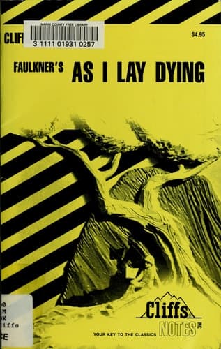 Cover of CliffsNotes on Faulkner's As I Lay Dying