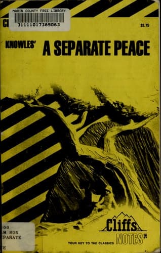 Cover of A Separate Peace, Notes
