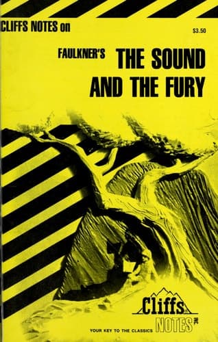 Cover of CliffsNotes on Faulkner's The Sound and the Fury