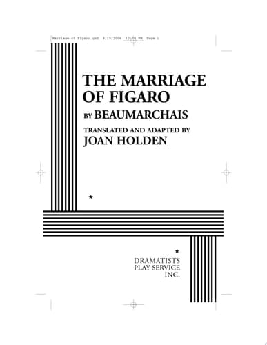 Cover of The Marriage of Figaro