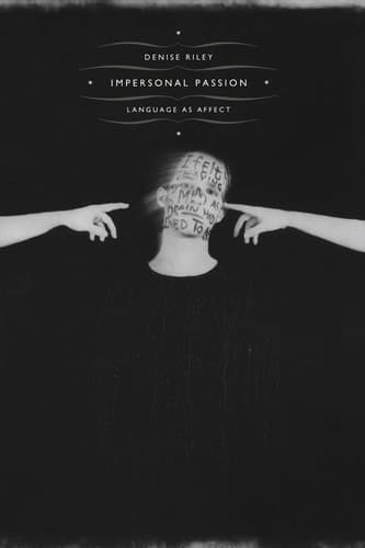 Cover of Impersonal Passion: Language as Affect