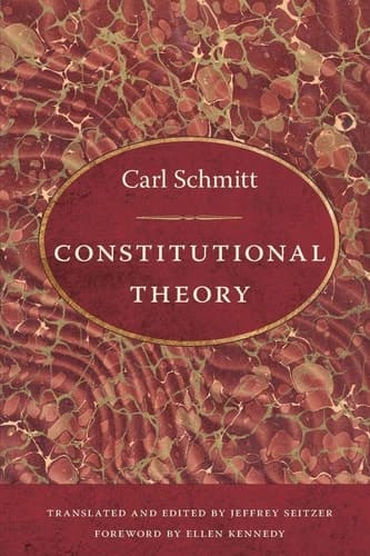 Cover of Constitutional Theory