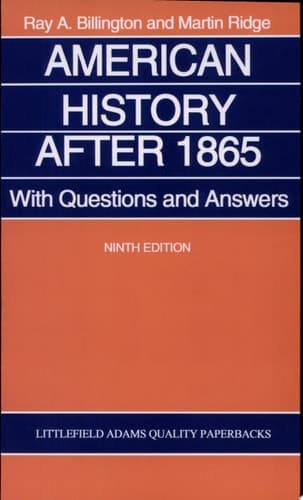 Cover of American History After 1865 With Questions and Answers