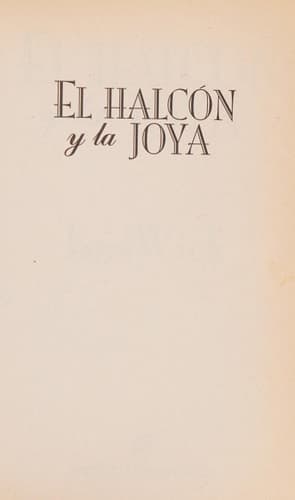 Cover of El Halcon y la Joya