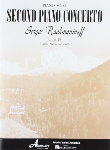 Cover of Second piano concerto, op. 18