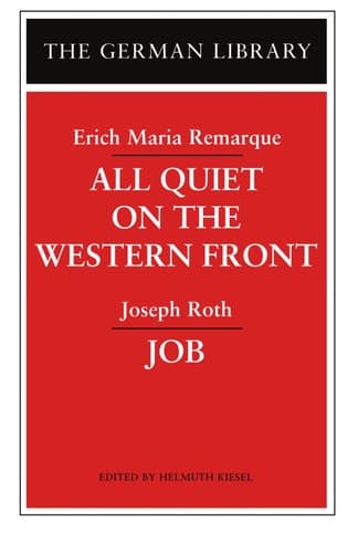 Cover of All Quiet on the Western Front