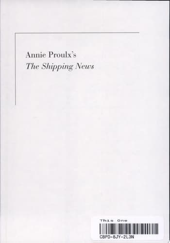 Cover of Annie Proulx's The Shipping News A Reader's Guide