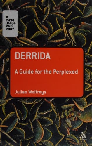 Cover of Derrida: A Guide for the Perplexed