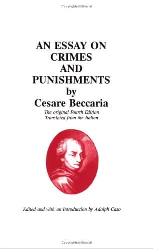 Cover of On Crimes and Punishments