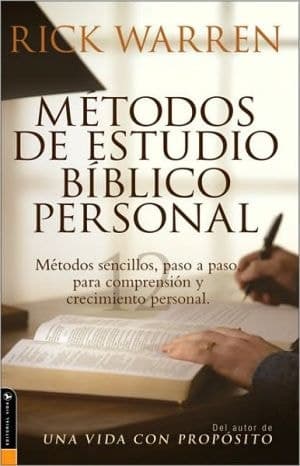 Cover of Metodos de Estudio Biblico Personal 12 Formas de Estudiar la Biblia Tu Solo