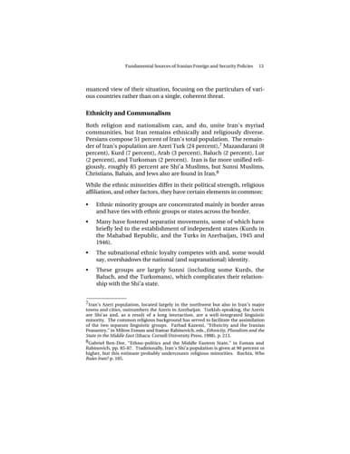 Cover of Iran's Security Policy In the Post-Revolutionary Era