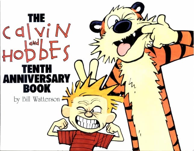 Cover of The Calvin and Hobbes Tenth Anniversary Book