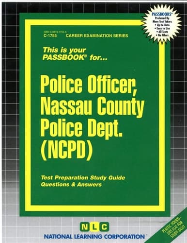 Cover of Police Officer, Nassau County Police Department (NCPD)