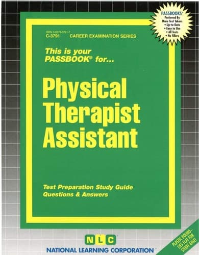 Cover of Physical Therapist Assistant Passbook Test Preparation Study Guide
