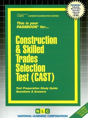 Cover of Construction and Skills Trades Selection Test (Cast)