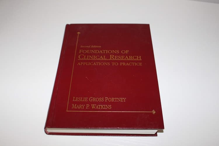 Cover of Foundations of Clinical Research: Applications to Practice