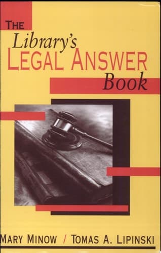 Cover of The Library's Legal Answer Book