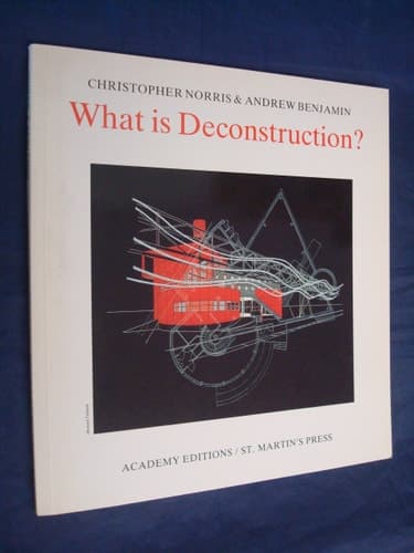 Cover of What is Deconstruction?