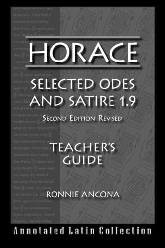 Cover of Horace selected odes and Satire 1.9. Teacher's guide