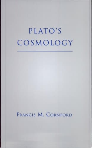 Cover of Plato's Cosmology The Timaeus of Plato
