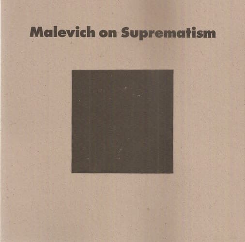 Cover of Malevich on Suprematism: Six Essays 1915-1926