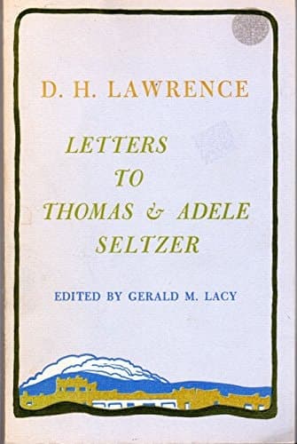 Cover of Letters to Thomas and Adele Seltzer