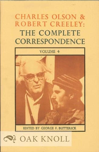 Cover of Correspondence IV, Olson & Creeley (BS)