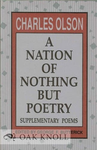 Cover of A Nation of Nothing But Poetry Supplementary Poems