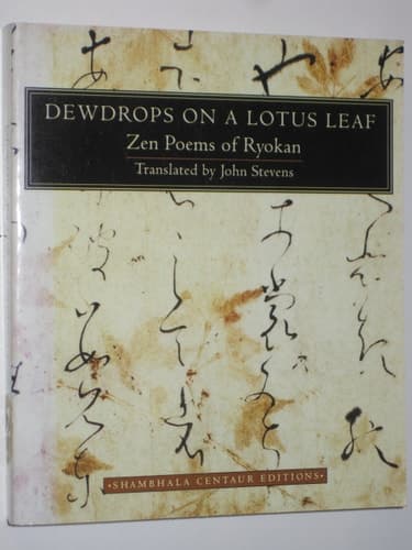 Cover of DEWDROPS ON A LOTUS LEAF (Shambhala Centaur Editions)