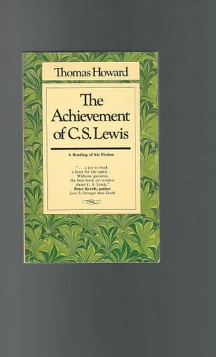 Cover of The achievement of C. S. Lewis