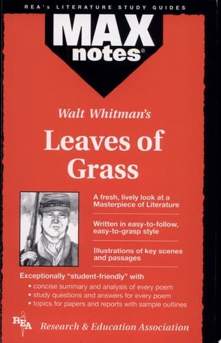 Cover of Leaves of Grass (Maxnotes Literature Guides)