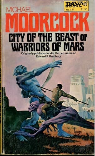 Cover of City of the Beast or Warriors of Mars (Michael Kane, Vol. 1)