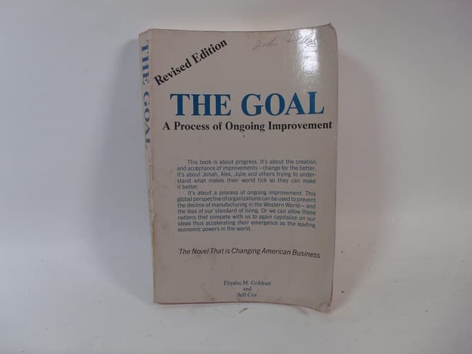 Cover of The Goal A Process of Ongoing Improvement