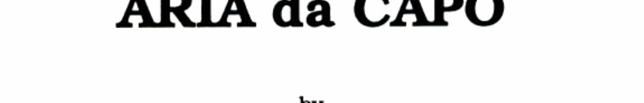 Cover of Aria Da Capo