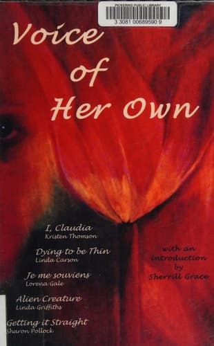 Cover of A Voice of Her Own: Three Long Monologues