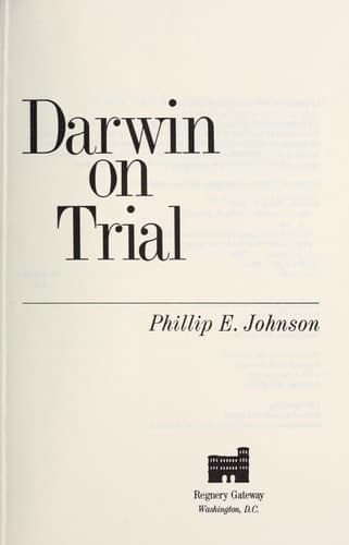 Cover of Darwin on Trial