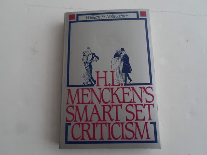 Cover of H.L. Mencken's Smart Set Criticism