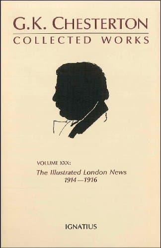 Cover of Collected Works of G. K. Chesterton Illustrated London News, 1914-1916