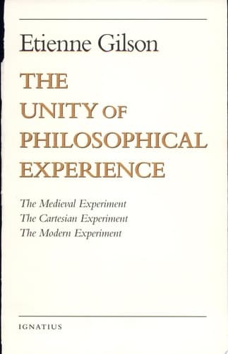 Cover of The Unity of Philosophical Experience