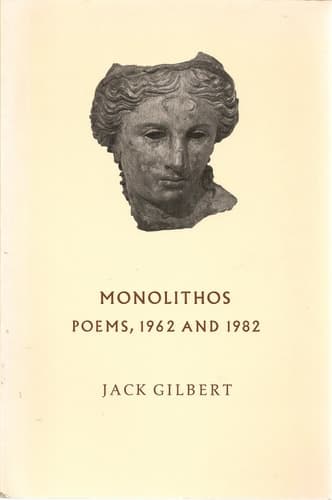 Cover of Monolithos Poems, 1962 and 1982
