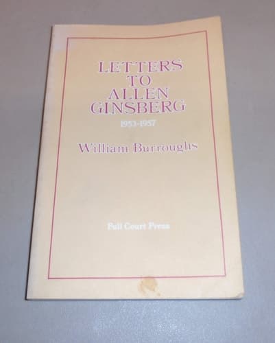 Cover of Letters to Allen Ginsberg 1953-1957