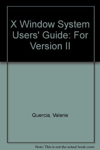 Cover of X Window Sys Users GD