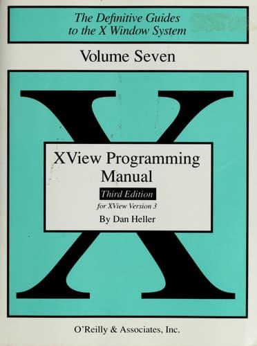 Cover of Xview Programming Manual Vol. 7