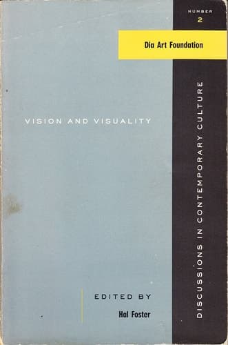 Cover of Vision and Visuality (Dia Art Foundation : Discussions in Contemporary Culture, No 2)