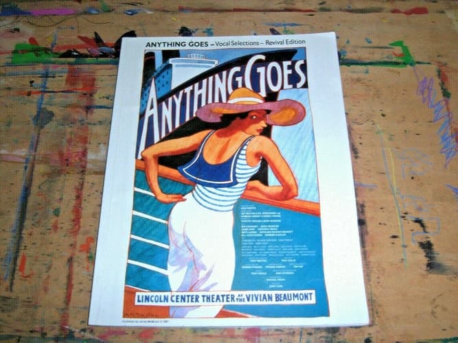 Cover of Anything Goes (Revival Edition) -- Vocal Selections Piano/Vocal/Chords