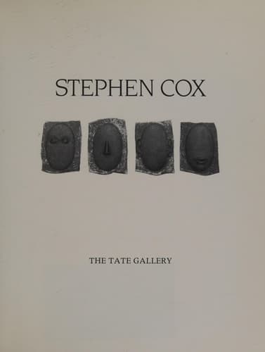 Cover of Stephen Cox