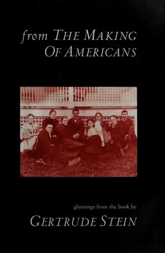 Cover of From The Making of Americans Gleanings from the Book by Gertrude Stein
